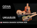 GEWA Ukelele soprano Manoa Seaside - K-SO-SC