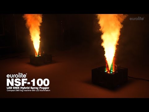 EUROLITE NSF-100 LED DMX Híbrido Pulverizador de niebla