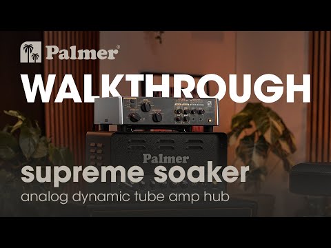 Palmer SUPREME SOAKER - Hub analógico de amplificador de válvulas dinámico