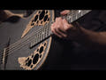 Adamas E-Acoustic Guitarras ADAMAS U581T-FM Mid-Depth Non-Cutaway - Black Satin Copper Metal Flake (U581T-FM-G)