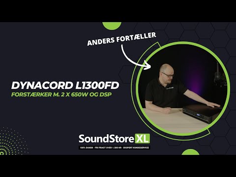 Dynacord L1300FD - Amplificador Digital (2x650W, DSP)