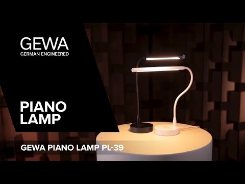 GEWA Lámpara de piano PL-39 - Black mate