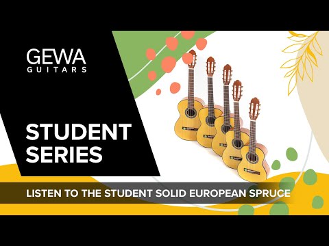 GEWA Classical guitarras Student Solid Top - 3/4 Natural