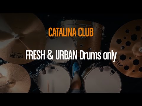 Gretsch set de cascos Catalina Club - Gloss Crimson Burst (CT1-R424-GCB)