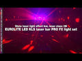 Eurolite 2x LED KLS Laser Bar PRO + Easy Show + 2x M-4 soportes