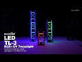 EUROLITE LED TL-3 RGB+UV Luz de truss