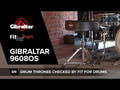 Gibraltar Trono de batería Serie 9000 - 9608OS