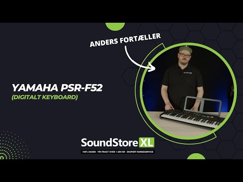 Yamaha PSR-F52 Keyboard (Negro)