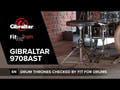 Gibraltar Silla de batería Serie 9000 - 9708AST