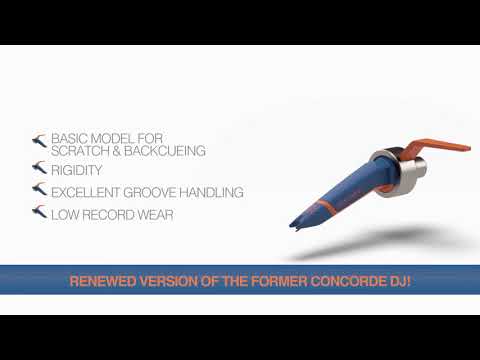 Ortofon Concorde DJ MKII - Pick-up Stylus Nål Twin Sæt