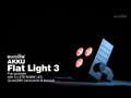EUROLITE AKKU Luz Plana Light 3 bk