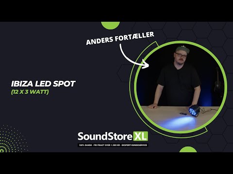 LED Spot Multicolor con control remoto (12x3W)