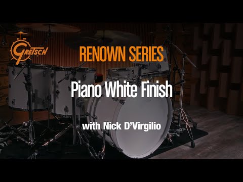 Gretsch Renown Maple set de cascos 22", Piano White