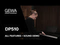 GEWA Piano digital DP510 - negro mate
