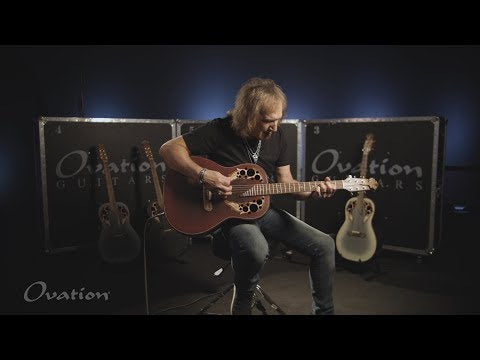 Adamas Guitarras electroacústica 1687GT Deep sin Cutaway - Reverse Red Burst (1687GT-2-G)