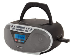 AIWA CDT-200 Boombox – CD, Bluetooth, USB y radio FM, negro
