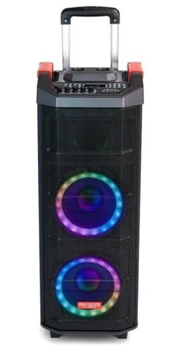 AIWA KTSP-630 – Altavoz Party trolley de 600W con Dual 8" HyperBass