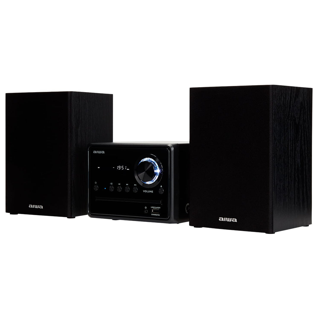 AIWA MCBT-350 Sistema Micro Hi-Fi 20W con Bluetooth, CD, FM y USB
