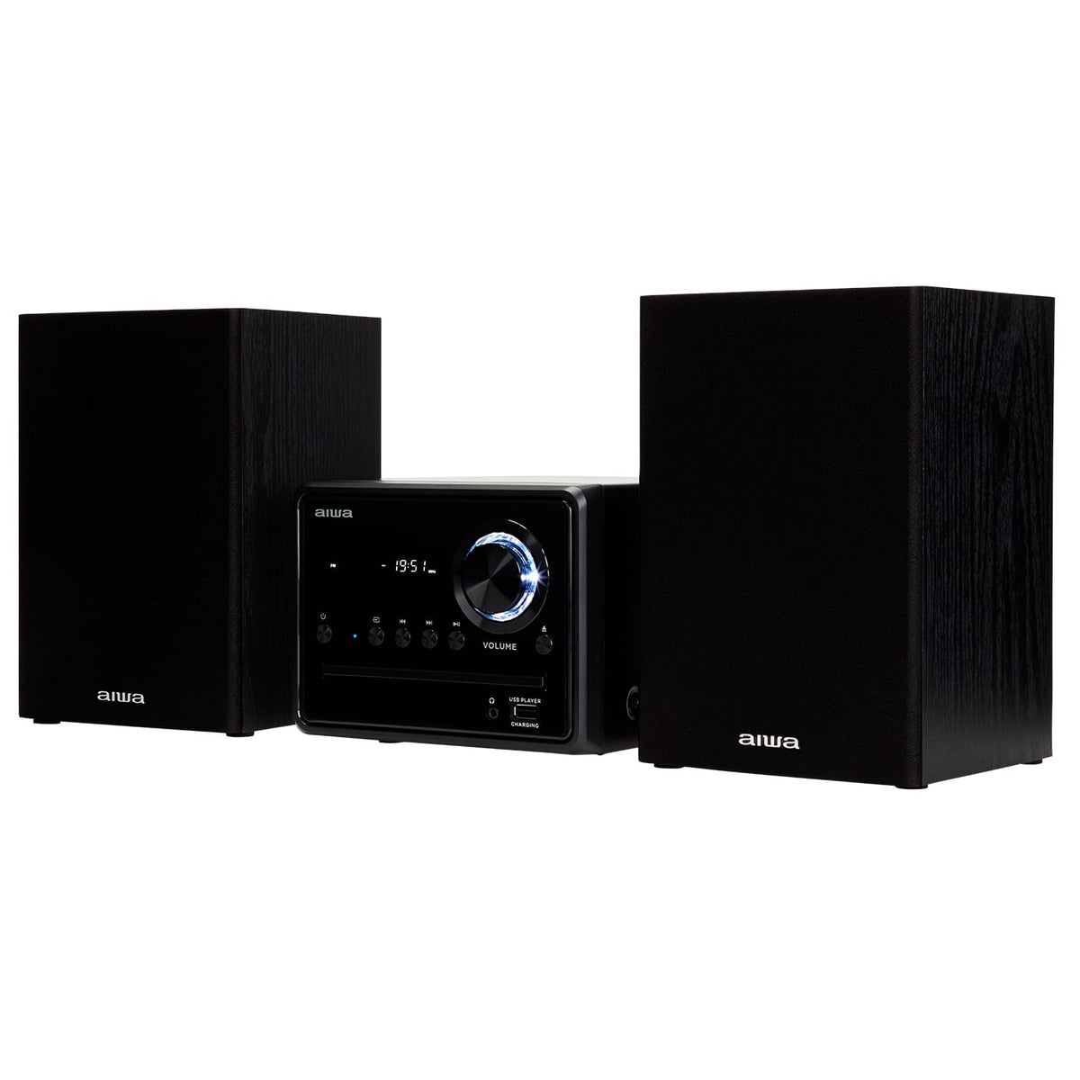 AIWA MCBT-350 Sistema Micro Hi-Fi 20W con Bluetooth, CD, FM y USB