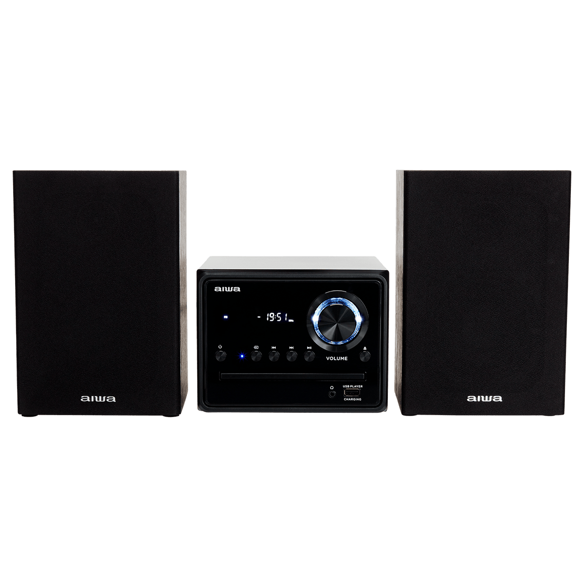 AIWA MCBT-350 Sistema Micro Hi-Fi 20W con Bluetooth, CD, FM y USB