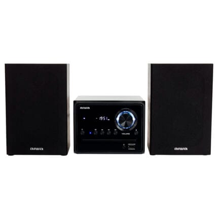 AIWA MCBT-350 Sistema Micro Hi-Fi 20W con Bluetooth, CD, FM y USB