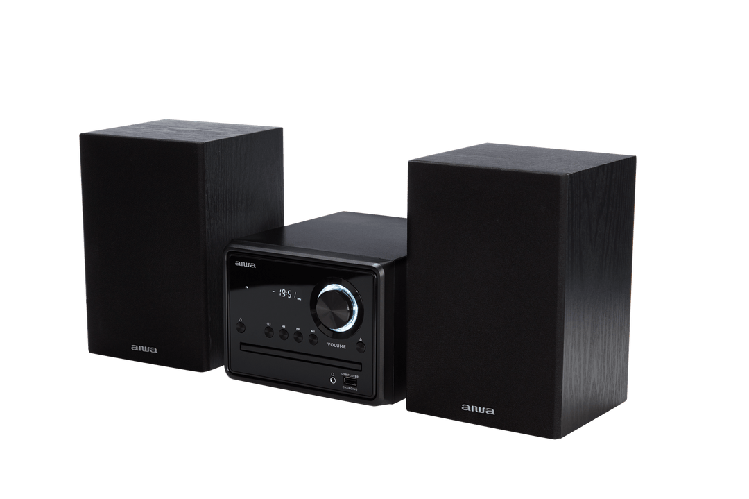 AIWA MCBT-350 Sistema Micro Hi-Fi 20W con Bluetooth, CD, FM y USB