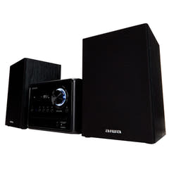 AIWA MCBT-350 Sistema Micro Hi-Fi 20W con Bluetooth, CD, FM y USB