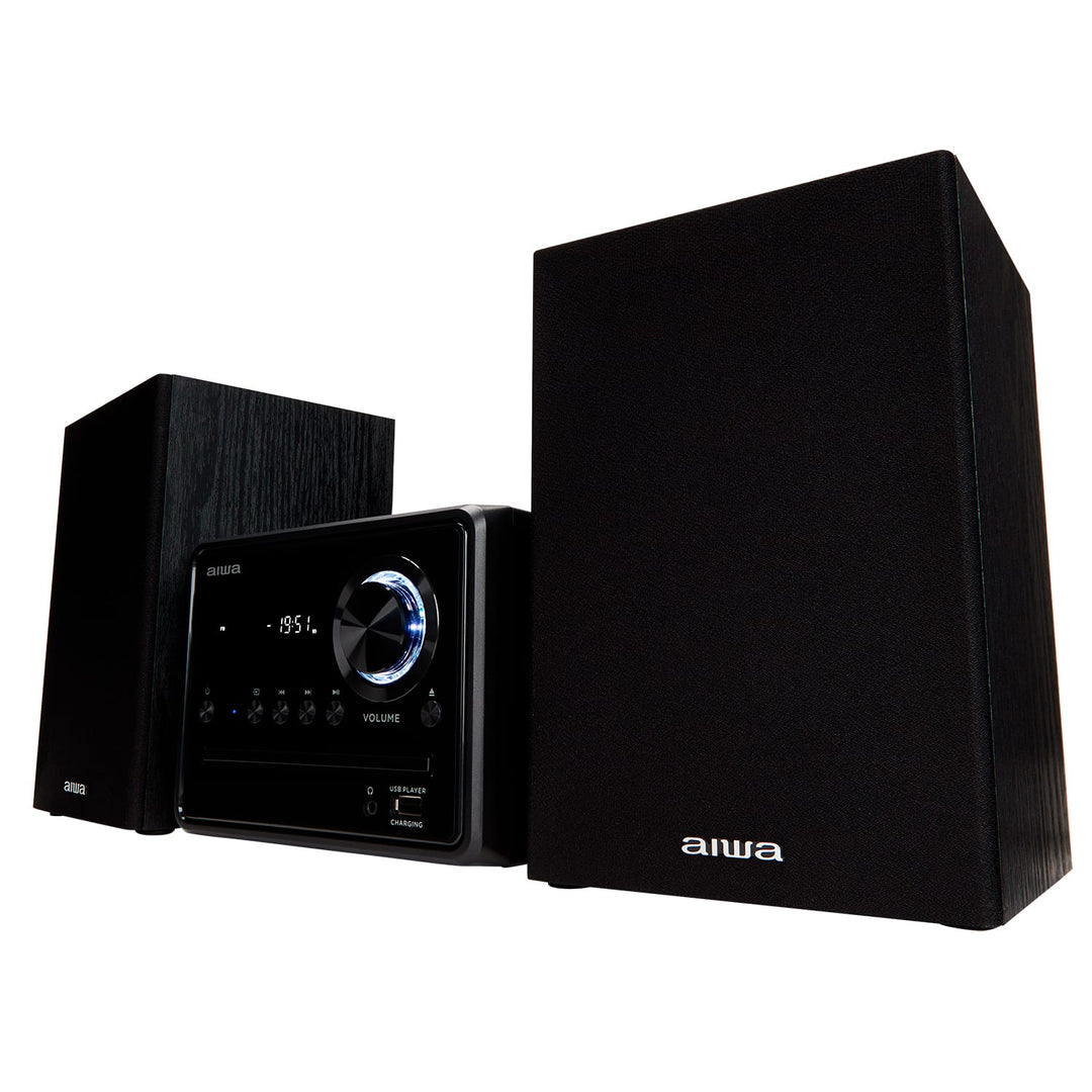 AIWA MCBT-350 Sistema Micro Hi-Fi 20W con Bluetooth, CD, FM y USB