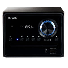 AIWA MCBT-350 Sistema Micro Hi-Fi 20W con Bluetooth, CD, FM y USB