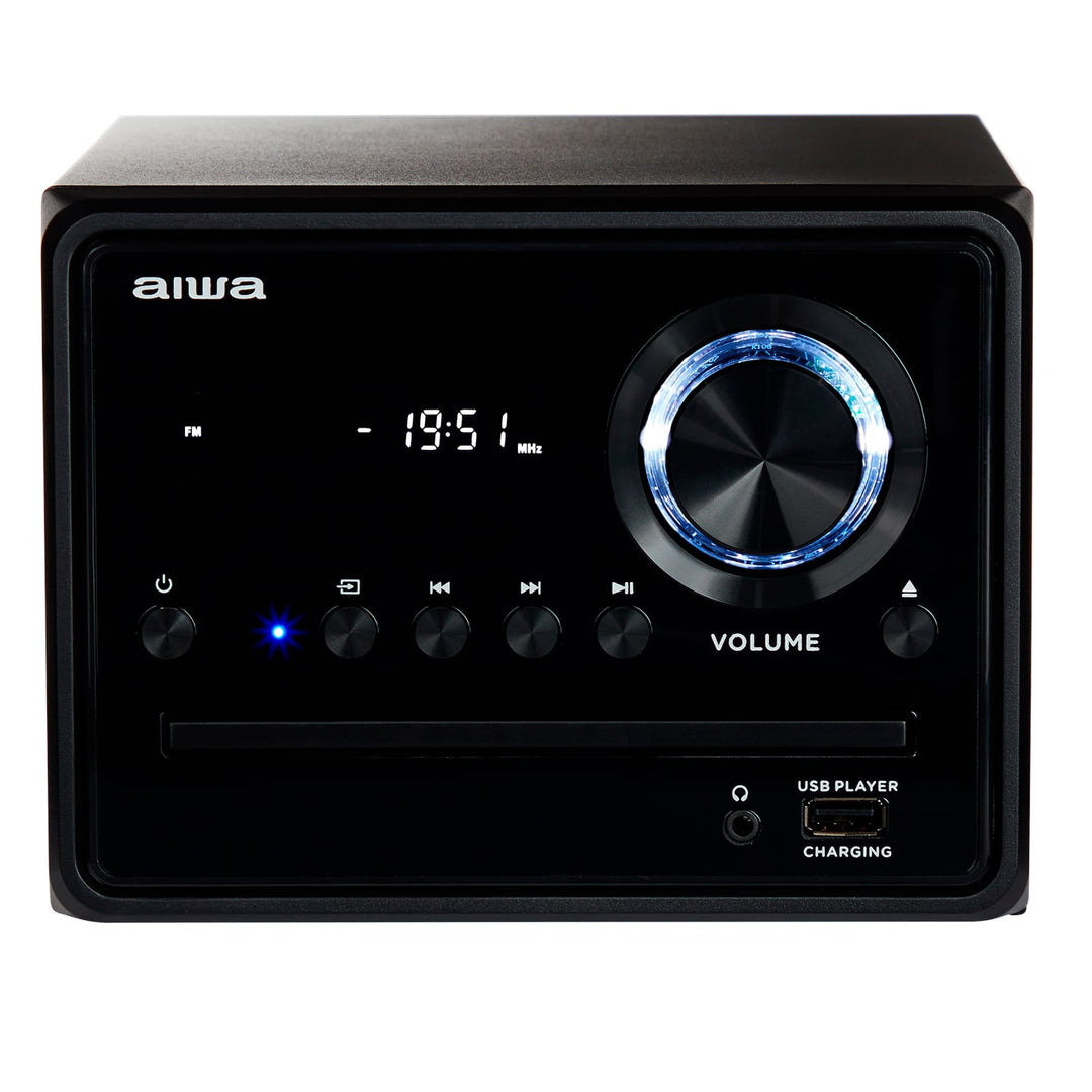 AIWA MCBT-350 Sistema Micro Hi-Fi 20W con Bluetooth, CD, FM y USB