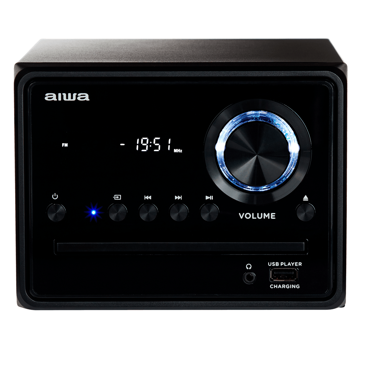 AIWA MCBT-350 Sistema Micro Hi-Fi 20W con Bluetooth, CD, FM y USB