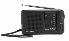 AIWA RS-10 Radio de bolsillo con AM/FM, FM DX y auriculares
