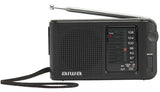 AIWA RS-10 Radio de bolsillo con AM/FM, FM DX y auriculares