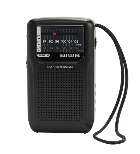AIWA RS-20 Radio de bolsillo con AM/FM, FM DX y auriculares