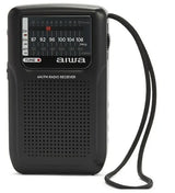 AIWA RS-20 Radio de bolsillo con AM/FM, FM DX y auriculares
