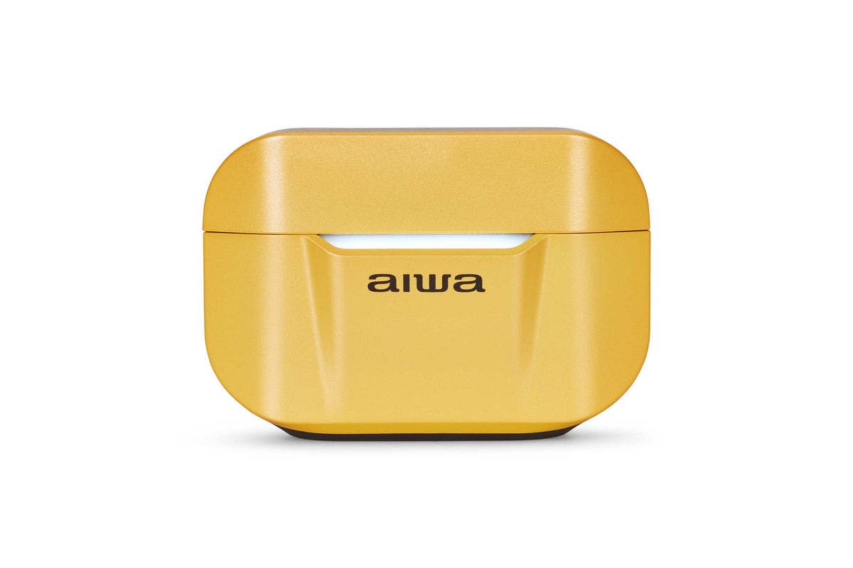 Aiwa ETWS-330YL auriculares TWS, Amarillo