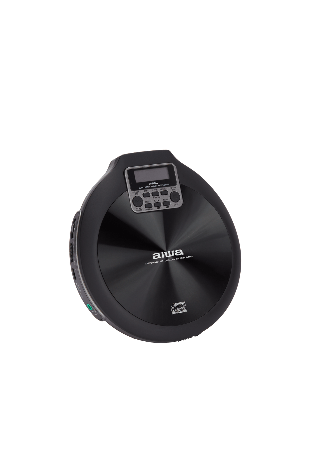 AIWA PCP-850 Reproductor de CD portátil – MP3 y Anti-Shock, negro