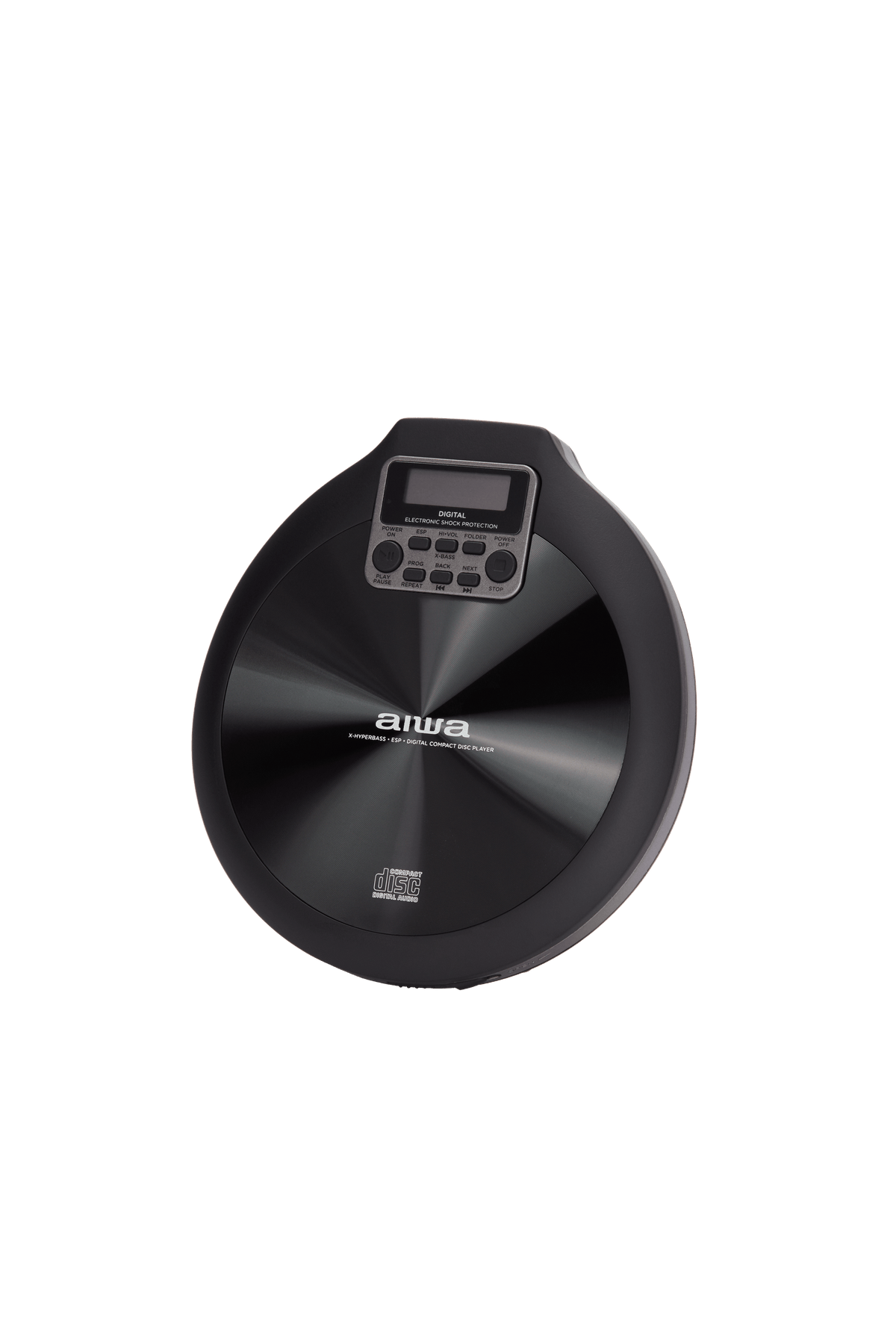 AIWA PCP-850 Reproductor de CD portátil – MP3 y Anti-Shock, negro
