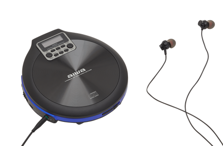 AIWA PCP-850 reproductor de CD portátil – MP3 y Anti-Shock, azul