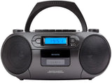 AIWA RC-250 Boombox – CD, casete, Bluetooth y FM, Black
