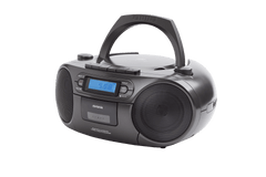AIWA RC-250 Boombox – CD, casete, Bluetooth y FM, Black