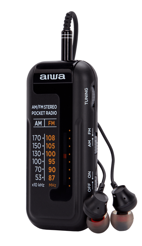 Aiwa RM-10BK radio portátil, Negro