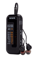 Aiwa RM-10BK radio portátil, Negro