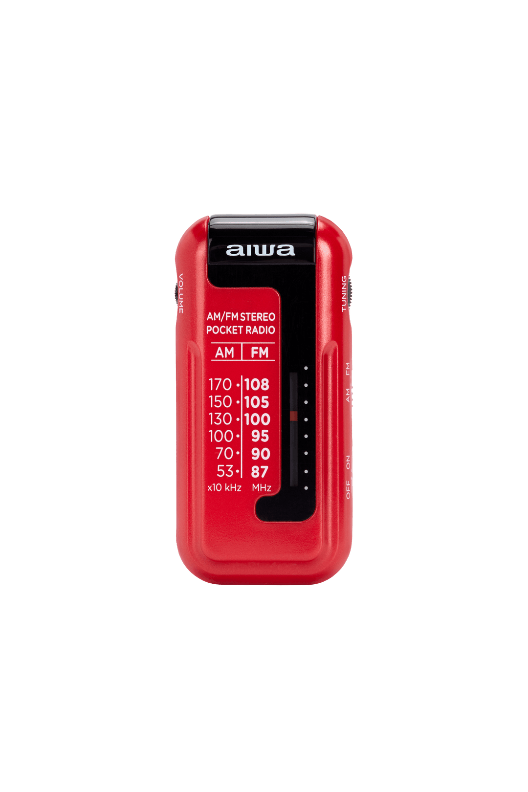 Aiwa RM-10RD radio portátil, Rojo