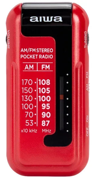 Aiwa RM-10RD radio portátil, Rojo