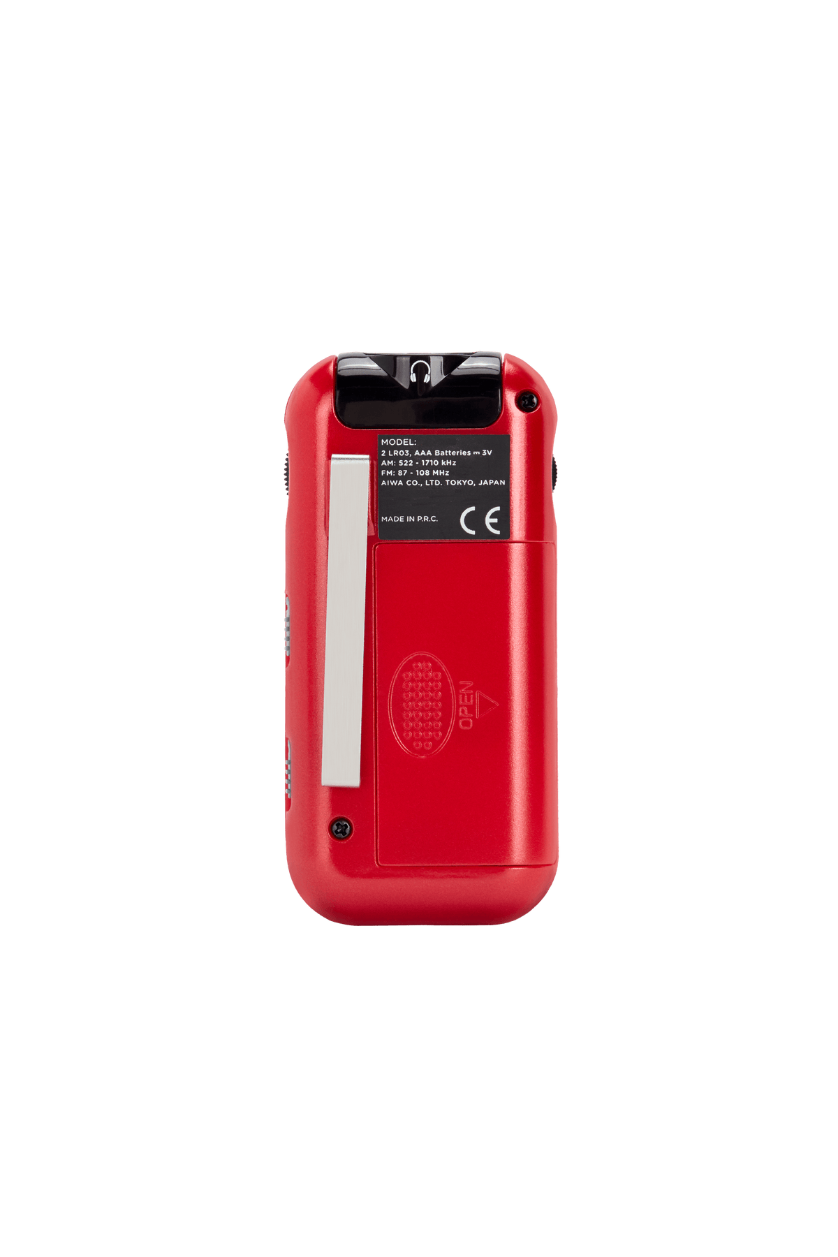 Aiwa RM-10RD radio portátil, Rojo