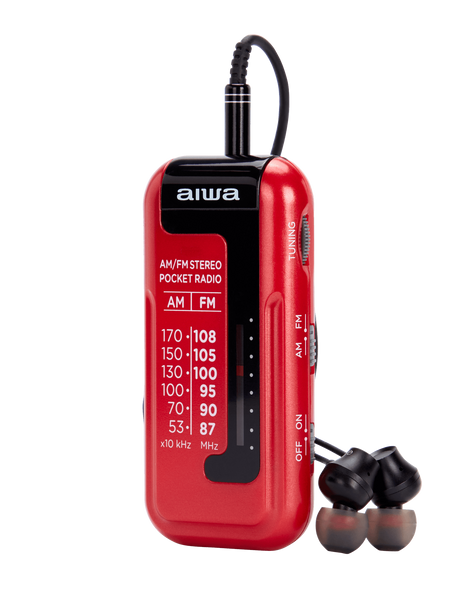 Aiwa RM-10RD radio portátil, Rojo