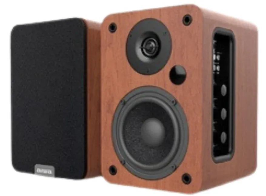 AIWA SPA-200 Altavoces Bluetooth activos, marrones