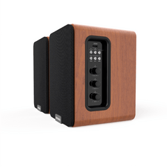 AIWA SPA-200 Altavoces Bluetooth activos, marrones