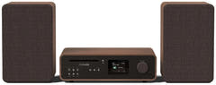 Pure Classic Sistema estéreo Hi-Fi – DAB+, CD, Bluetooth, 100W, nogal